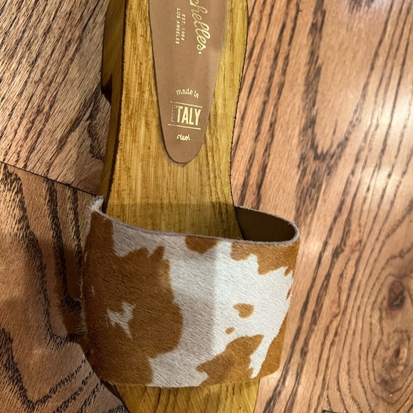NWOB Seychelles Good Spirits cow print clog - Picture 5 of 7